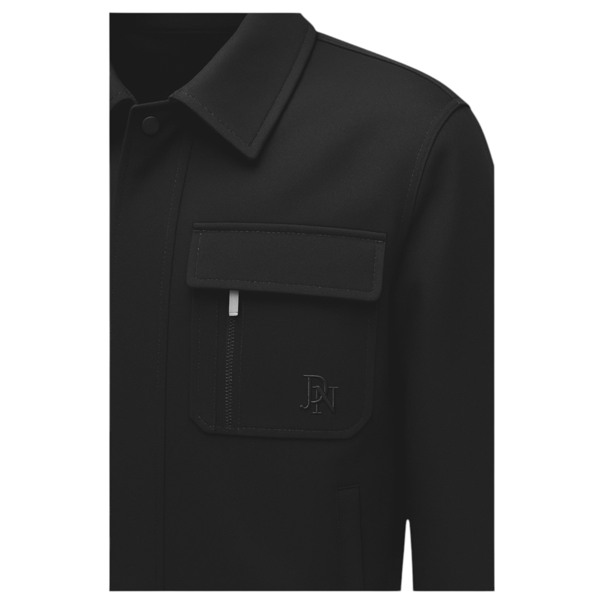 Men’s branded JDN cargo jacket for casual and streetwear style in grey